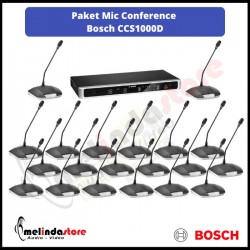 Paket Mic Conference System Kabel Bosch CCS1000D | 20 Mic | 2 Chairman 18 Delegate